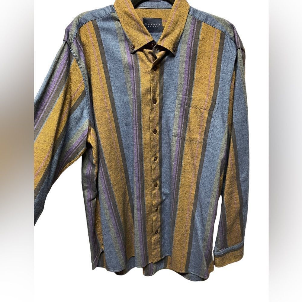CALDER CARMEL Limited Edition luxury Mens button down Shirt Size XL